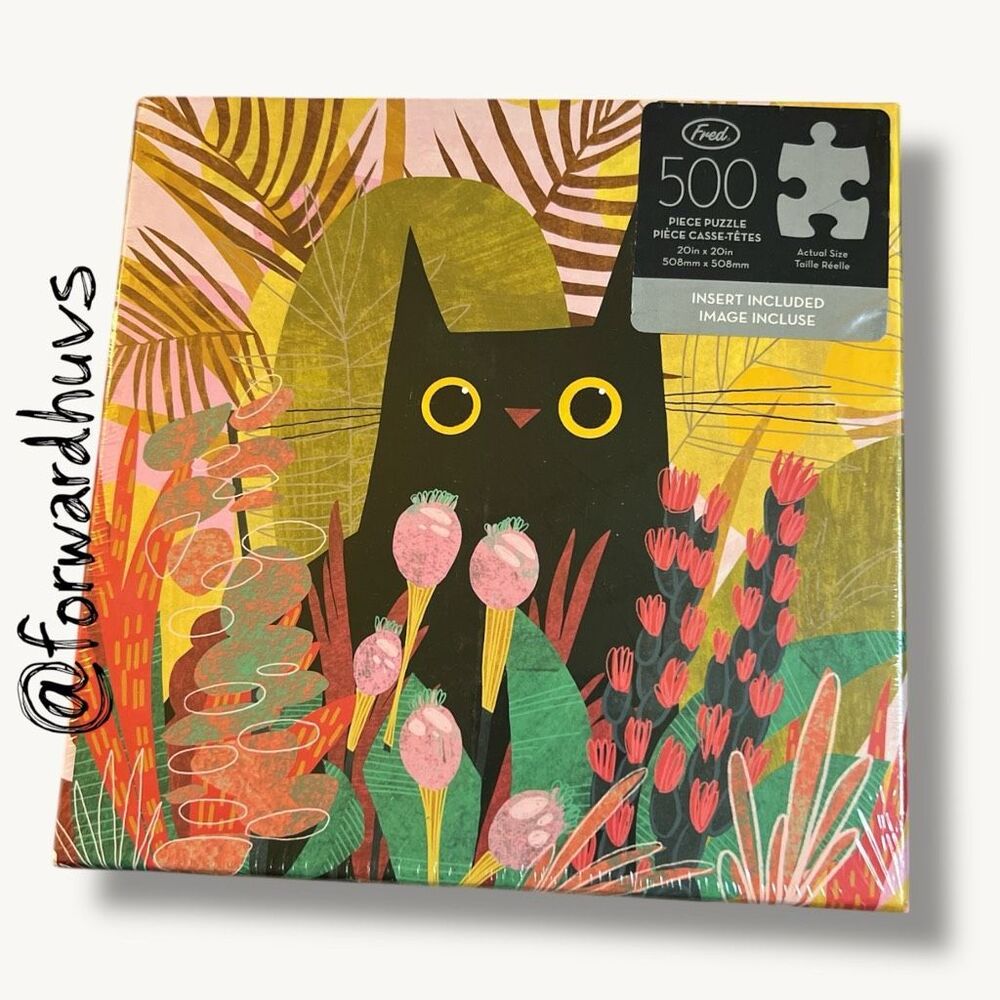 Fred Black Cat 500 Piece Puzzle